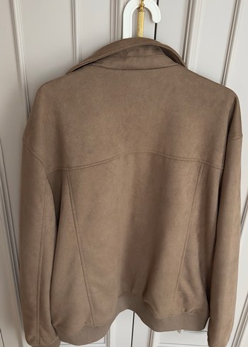 Bej Süet Erkek Fermuarlı Ceket - Görsel 2