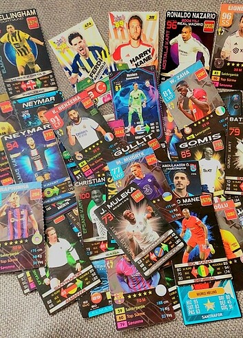 Futbolcu kartları 