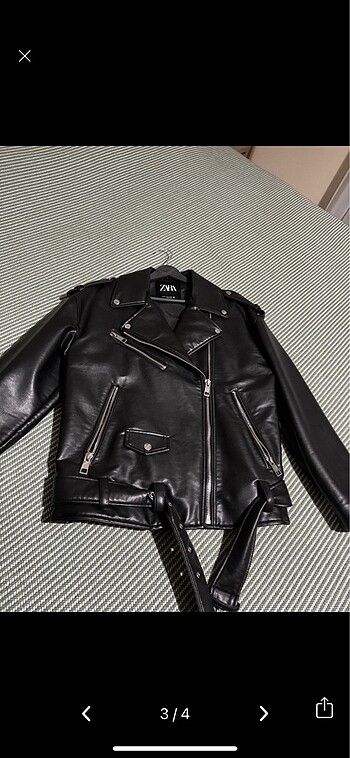 xs Beden Zara Oversize deri ceket