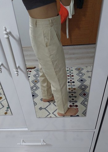 38 Beden krem pantolon