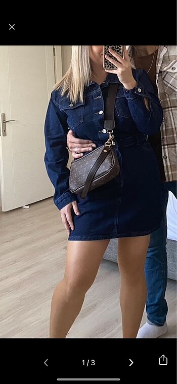 Milla denim elbise