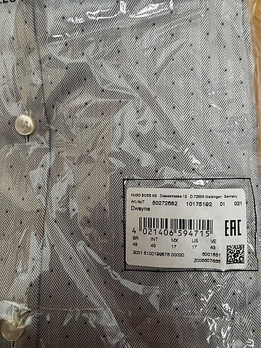 l/xl Beden HUGO BOSS ORJİNAL GÖMLEK