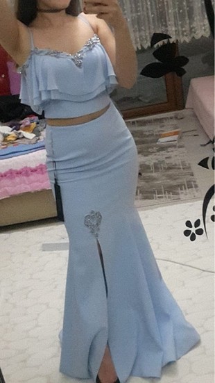 Bebe mavisi abiye