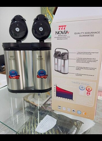 Çiftli termos 3.8 litre