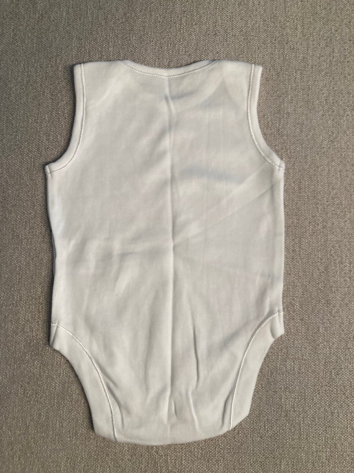 Mothercare Kolsuz Beyaz Bebek Body - Görsel 2