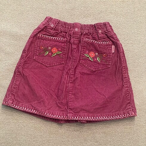 LC Waikiki LCW - Pullu Nakışlı Kadife Etek