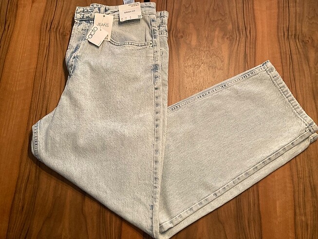 Defacto Etiketli Baggy Fit Kot Pantolon