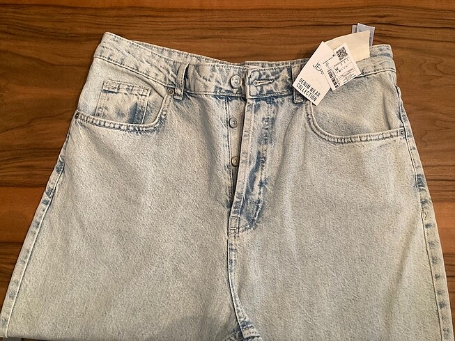 32 Beden Defacto Etiketli Baggy Fit Kot Pantolon
