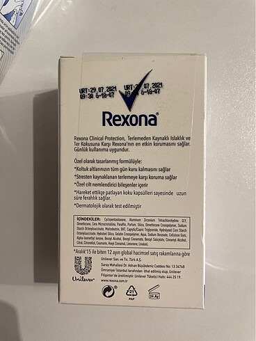 Nivea Rexona clinical protection roll-on (açıklamayı okuyunuz)