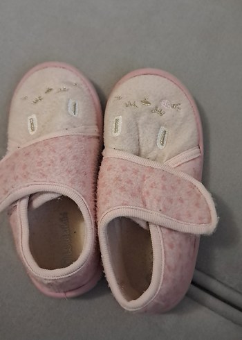 Kız Çocuk Pembe Nakışlı Sıcak panduf - Görsel 3