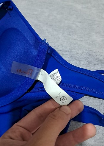 Mavi İpli Kadın Bikini Takımı - Görsel 3