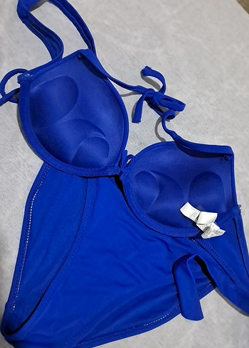 Mavi İpli Kadın Bikini Takımı - Görsel 2