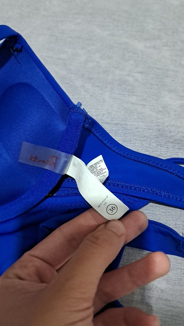 Mavi İpli Kadın Bikini Takımı - Görsel 3