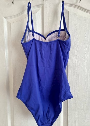 Mavi Drapeli İnce Askılı Kadın Mayo - LC Waikiki - Görsel 2