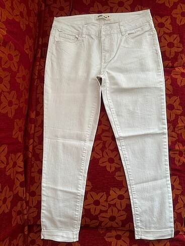 Koton jeans kate beyaz pantolon
