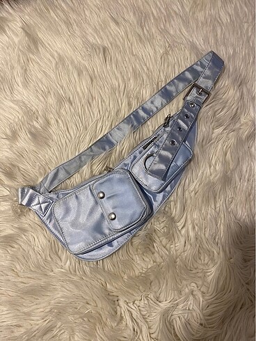Bershka bebe mavisi çanta