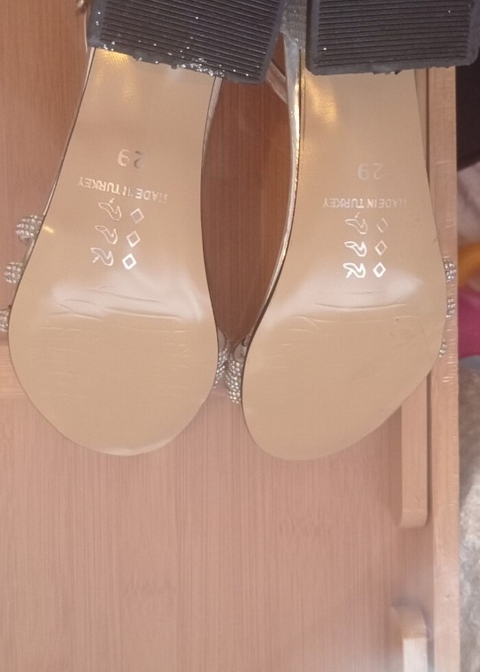 Kız çocuk abiye topuklu ayakkabı - Görsel 2