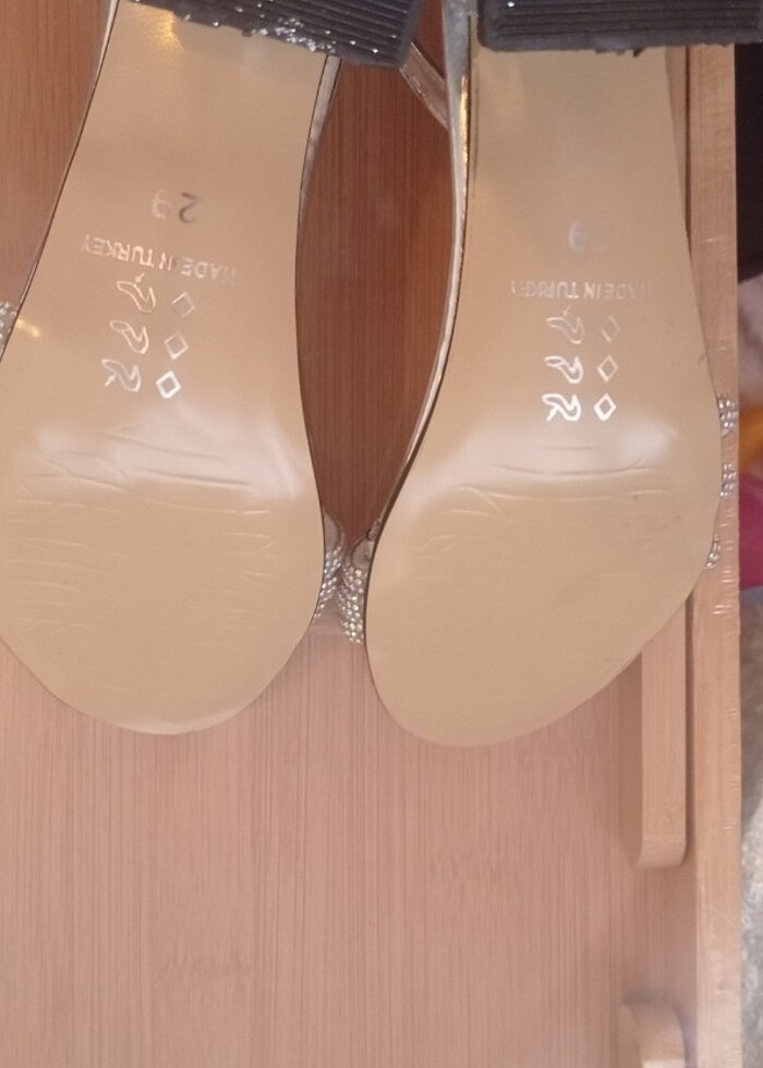 Kız çocuk abiye topuklu ayakkabı - Görsel 4