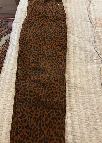 Jimmy Key Leopar Desenli Yüksek Bel Slim Fit - Görsel 5