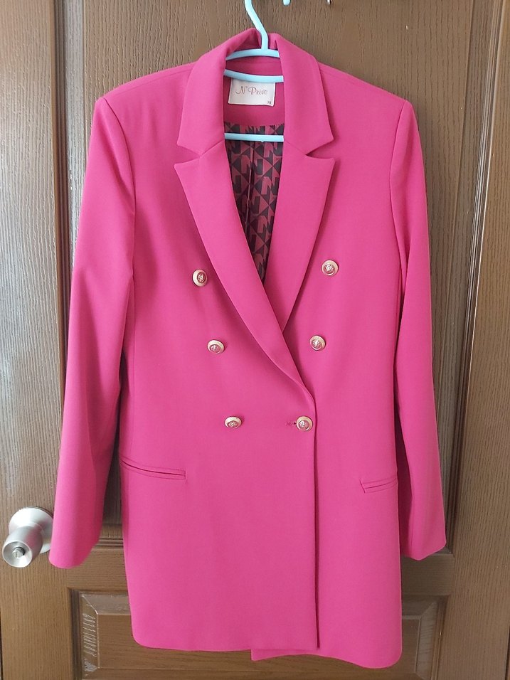 pembe kadın ceket - Görsel 2