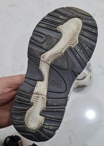 Gri Beyaz Erkek Çocuk Sneaker - Görsel 3