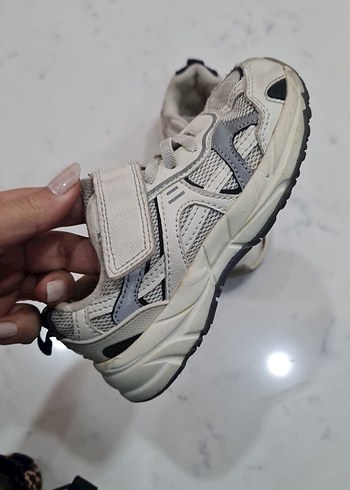 Gri Beyaz Erkek Çocuk Sneaker - Görsel 2