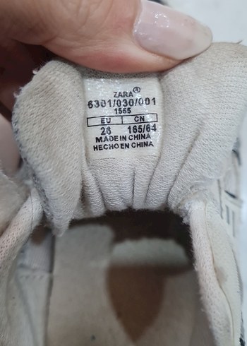 Gri Beyaz Erkek Çocuk Sneaker - Görsel 4