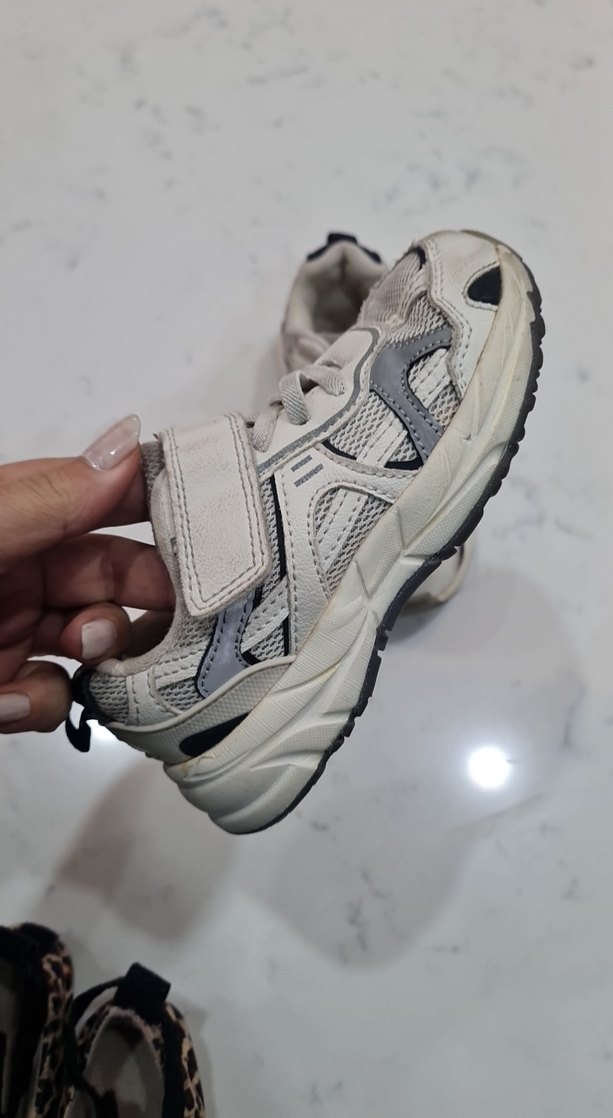 Gri Beyaz Erkek Çocuk Sneaker - Görsel 2