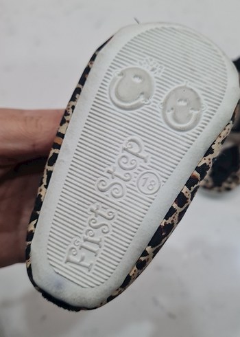 Kız Çocuk Kahverengi Yılan Desenli Babet - Görsel 2