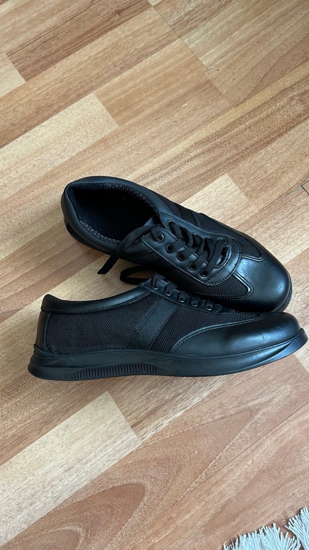 Siyah kadın Spor Ayakkabı Bağcıkları - Görsel 2