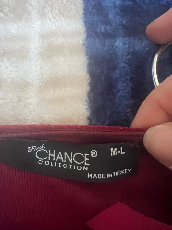 Bordo V Yakalı Drapeli Kadın Bluz - Görsel 4