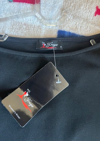 Uzun Kollu Siyah Mini Elbise - Görsel 4