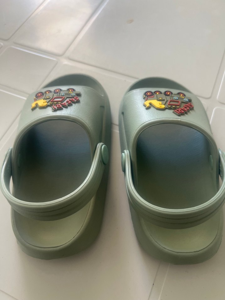 Haki yeşili Erkek Çocuk Terliği - Görsel 2