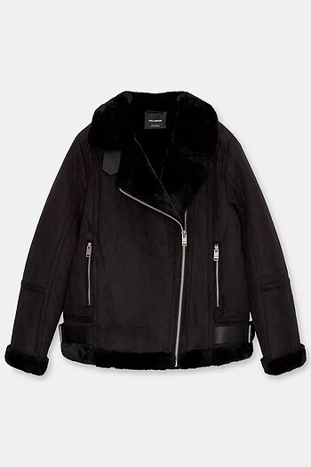 Pull and bear siyah ceket