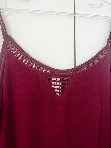 Batik BATİK fuşya burgundy tiril elbise
