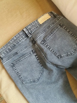 Pull and Bear Kot pantolon taşlama gri siyah 40 ve42 bedene olur normal bel 