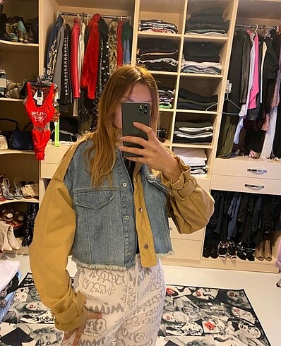 Bershka Taba Jean Ceket