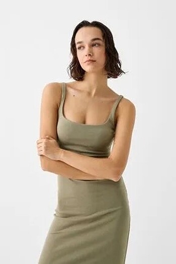 Bershka midi elbise