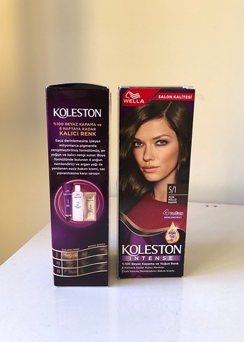 2 adet Wella Koleston Intense 5/1 Saç Boyası - Görsel 2
