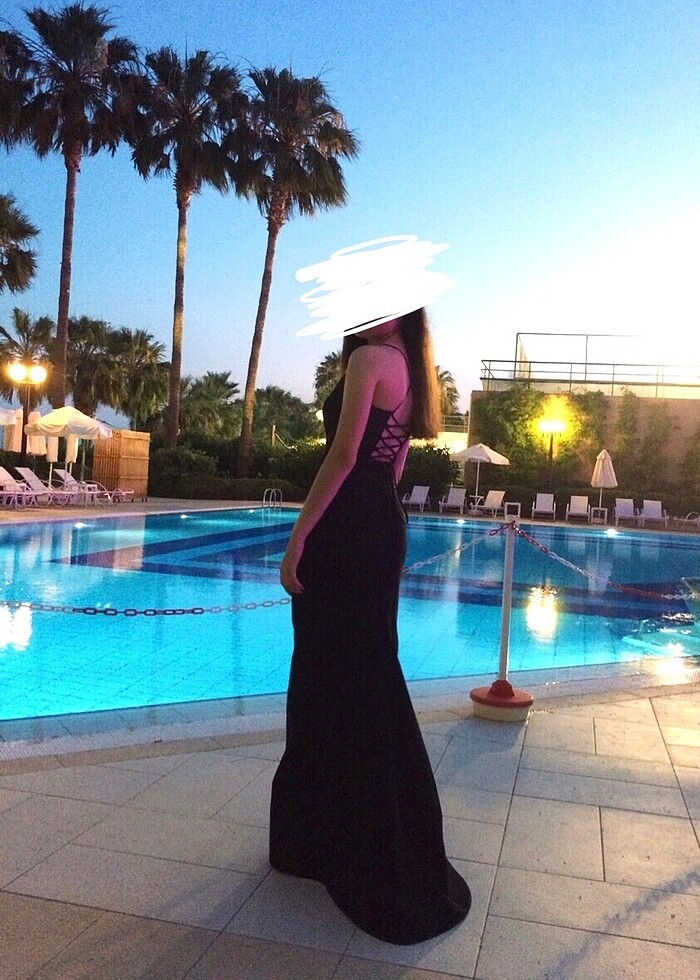 Siyah elbise - Görsel 3