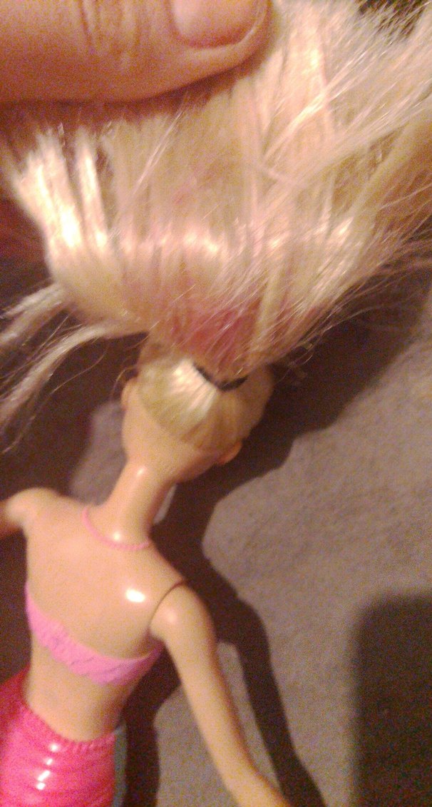 Pastel Pembe Denizkızı Bebek barbie - Görsel 2