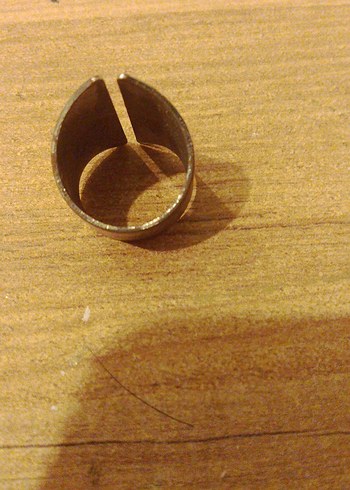 Bej Kadın Yüzük - Yırtmaç Detaylı - Görsel 2