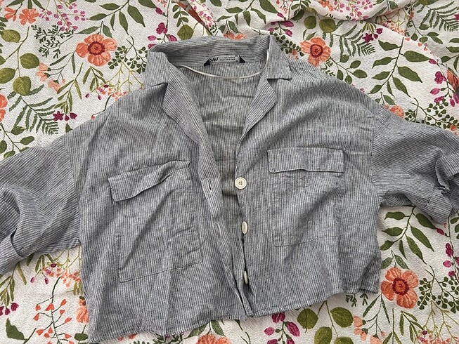 zara crop gomlek