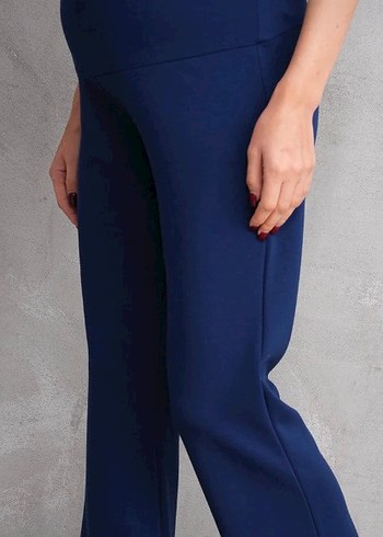 Koyu Mavi Rahat Kesim Hamile Pantolonu - Görsel 3