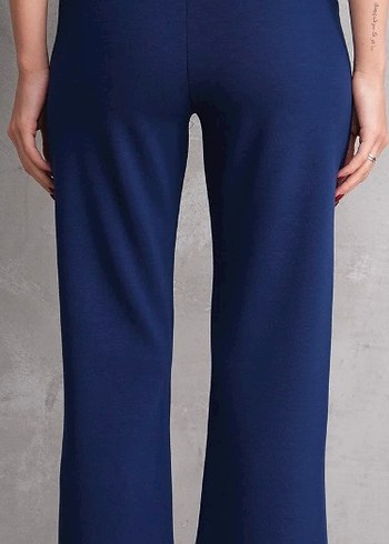 Koyu Mavi Rahat Kesim Hamile Pantolonu - Görsel 4