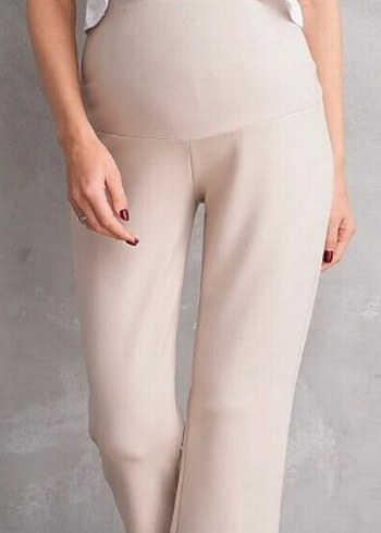 Bej Hamile Pantolonu, Normal Boy, Rahat Kesim - Görsel 5