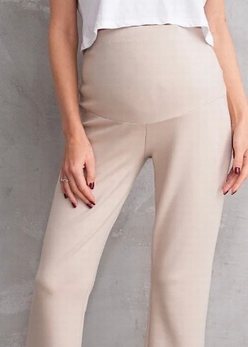 Bej Hamile Pantolonu, Normal Boy, Rahat Kesim - Görsel 3