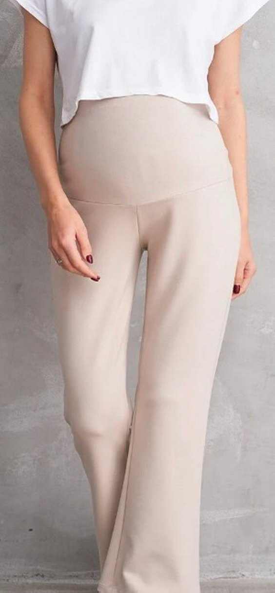 Bej Hamile Pantolonu, Normal Boy, Rahat Kesim - Görsel 5