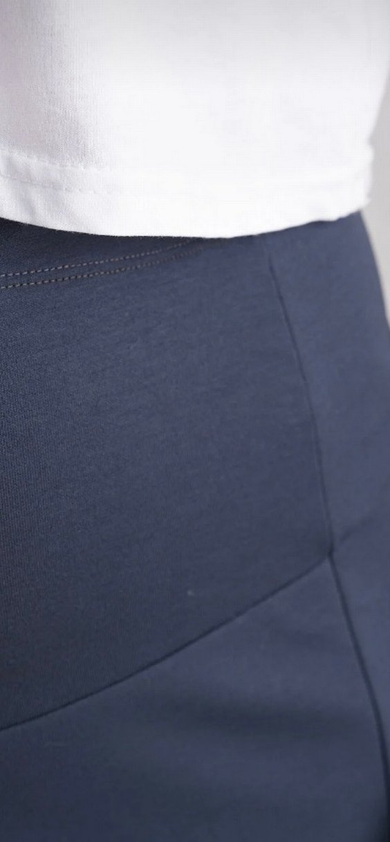 Gri Hamile Kot Pantolon - Görsel 5