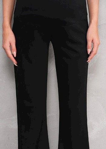 Siyah Rahat Kesim Hamile Pantolonu - Görsel 6